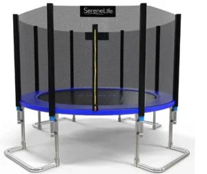 Serenelife 12 Foot Trampoline with Enclosure
